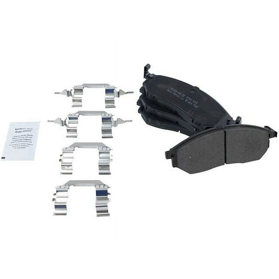 Front Brake Pad Set - Compatible with 2005 - 2008 INFINITI G35 RWD 2006 2007