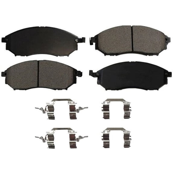 Front Brake Pad Set - Compatible with 2005 - 2012 INFINITI FX35 Base 2006 2007 2008 2009 2010 2011