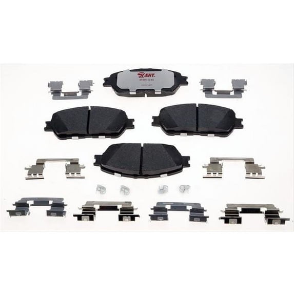 Front Brake Pad Set - Compatible with 2005 - 2015 Toyota Tacoma 2006 2007 2008 2009 2010 2011 2012 2013 2014