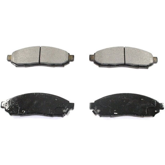 Front Brake Pad Set - Compatible with 2005 - 2019 Nissan Frontier 2006 2007 2008 2009 2010 2011 2012 2013 2014 2015 2016 2017 2018