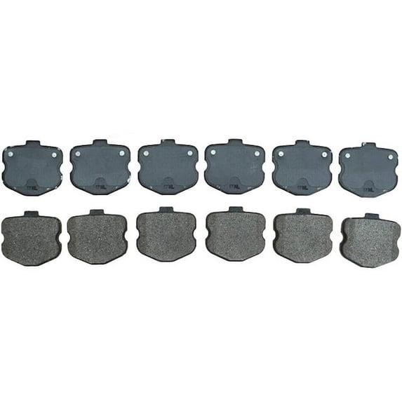 Front Brake Pad Set - Compatible with 2006 - 2008 Chevy Corvette 7.0L V8 2007