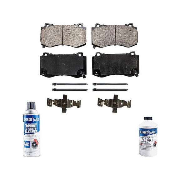 Front Brake Pad Set - Compatible with 2006 - 2010 Jeep Grand Cherokee S.R.T.8 2007 2008 2009