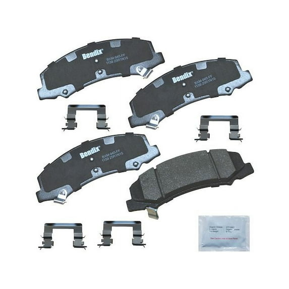 Front Brake Pad Set - Compatible with 2006 - 2013, 2015 - 2016 Chevy Impala 2007 2008 2009 2010 2011 2012