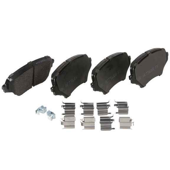Front Brake Pad Set - Compatible with 2006 - 2015 Mazda MX-5 Miata 2007 2008 2009 2010 2011 2012 2013 2014