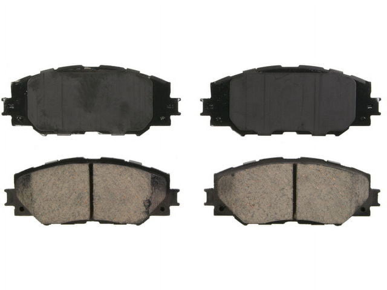 YXPCARS Front & Rear Ceramic Brake Pads Set For 2013-2018 Toyota RAV4 LE – D1210 D1212, Thermal Scorched