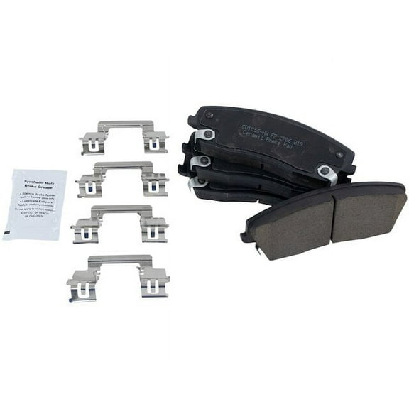 Front Brake Pad Set - Compatible with 2006 - 2020 Dodge Charger SXT RWD 2007 2008 2009 2010 2011 2012 2013 2014 2015 2016 2017 2018 2019