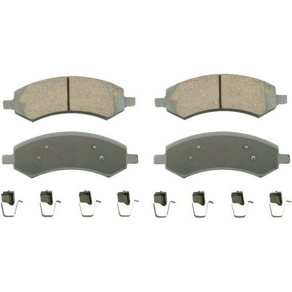 Front Brake Pad Set - Compatible with 2007 - 2009 Dodge Durango 2008