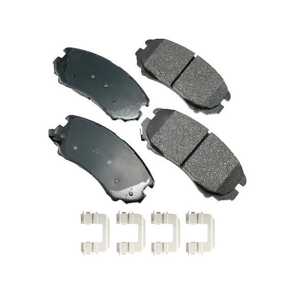 Front Brake Pad Set - Compatible with 2007 - 2010 Hyundai Elantra 2.0L 4-Cylinder 2008 2009