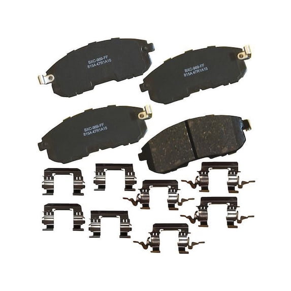Front Brake Pad Set - Compatible with 2007 - 2014, 2018 - 2019 Nissan Sentra 2.0L 4-Cylinder 2008 2009 2010 2011 2012 2013