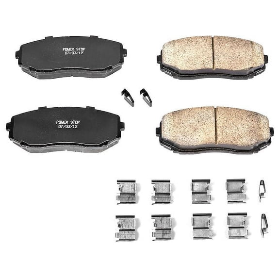 Front Brake Pad Set - Compatible with 2007 - 2015 Lincoln MKX 2008 2009 2010 2011 2012 2013 2014