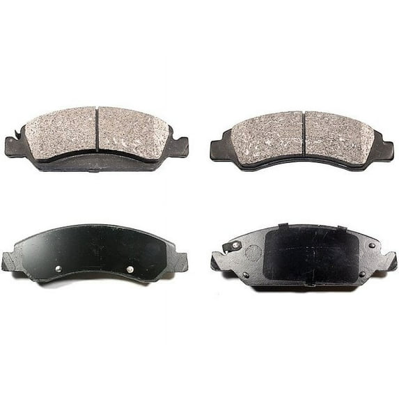 Front Brake Pad Set - Compatible with 2007 - 2018 GMC Sierra 1500 2008 2009 2010 2011 2012 2013 2014 2015 2016 2017