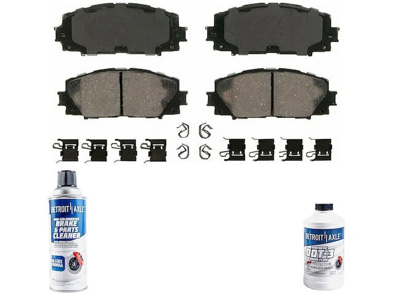 Front Brake Pad Set - Compatible with 2007 - 2018 Toyota Yaris 2008 ...