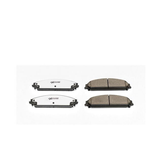 Front Brake Pad Set - Compatible with 2008 - 2009 Dodge Caliber SRT-4 Turbocharged - Power Stop