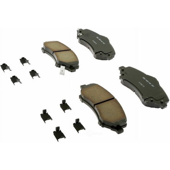 Front Brake Pad Set - Compatible with 2008 - 2011 Dodge Grand Caravan 2009 2010