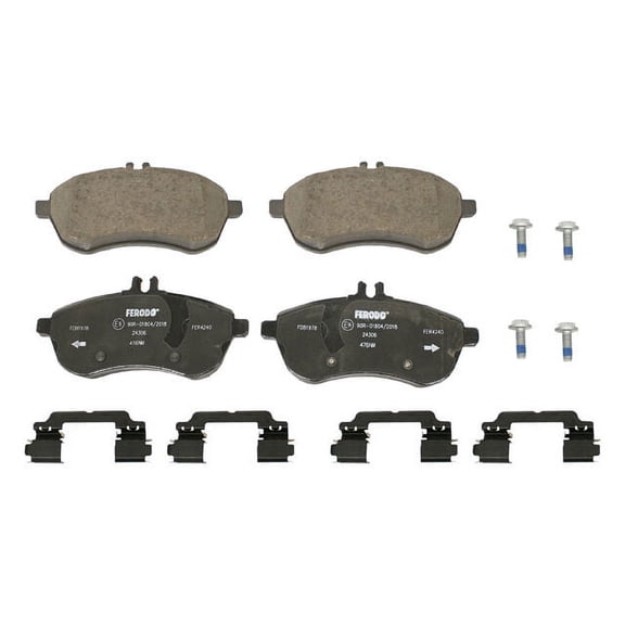 Front Brake Pad Set - Compatible with 2008 - 2012 Mercedes-Benz C300 2009 2010 2011