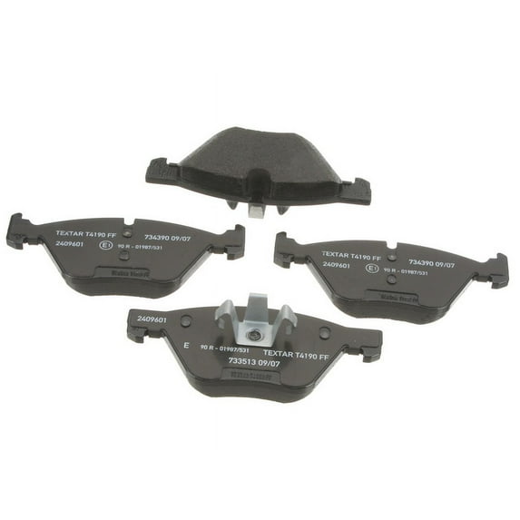 Front Brake Pad Set - Compatible with 2008 - 2013 BMW 128i N51B30A 2009 2010 2011 2012