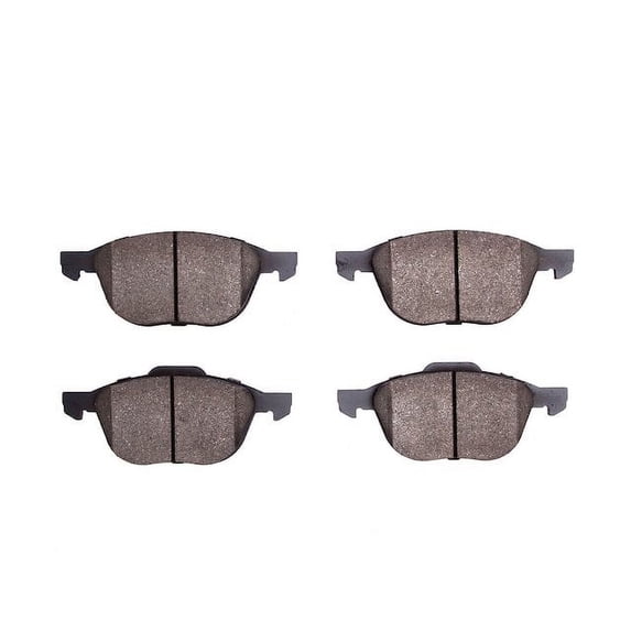 Front Brake Pad Set - Compatible with 2008 - 2013 Volvo C30 - Dynamic Friction