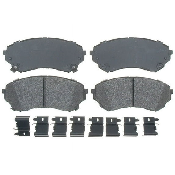 Front Brake Pad Set - Compatible with 2008 - 2014 Cadillac CTS 2009 2010 2011 2012 2013
