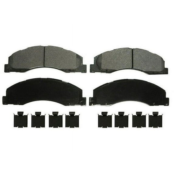 Front Brake Pad Set - Compatible with 2008 - 2014 Ford E-250 Base 2009 2010 2011 2012 2013