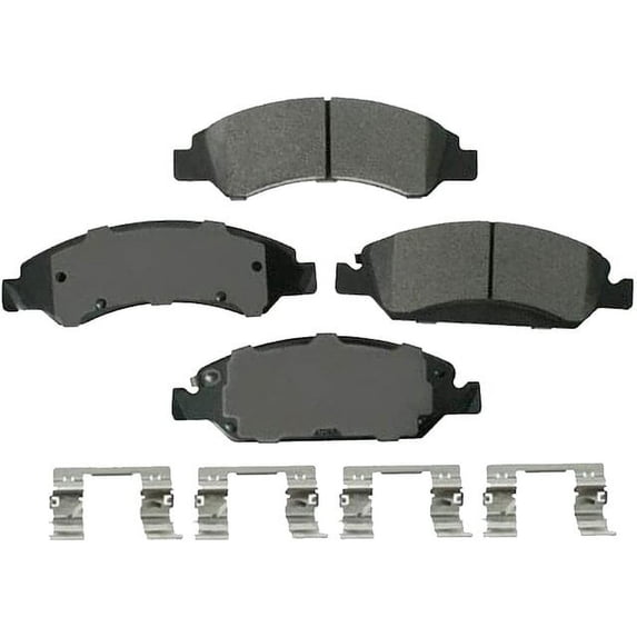 Front Brake Pad Set - Compatible with 2008 - 2014 GMC Yukon XL 1500 2009 2010 2011 2012 2013