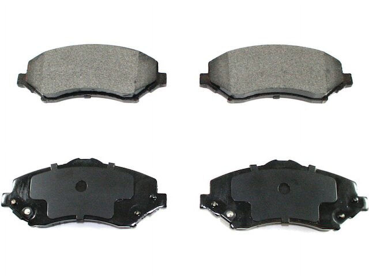Ceramic Brakes Pads Set Compatible With 2008-2012 Dodge Grand Caravan 2009-2012 Dodge Journey 2008-2012 ChryslerTown & Country 2009-2012 Volkswagen Routan
