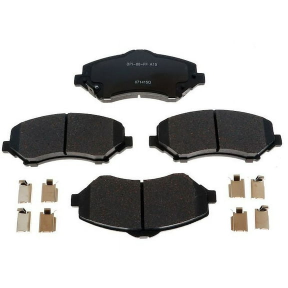 Front Brake Pad Set - Compatible with 2008 - 2016 Dodge Grand Caravan 2009 2010 2011 2012 2013 2014 2015