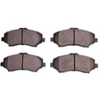 thumbnail image 1 of Front Brake Pad Set - Compatible with 2008 - 2016 Dodge Grand Caravan 2009 2010 2011 2012 2013 2014 2015, 1 of 2