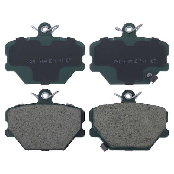 Front Brake Pad Set - Compatible with 2008 - 2016 Smart Fortwo BATTERY EV EV/BEV 2009 2010 2011 2012 2013 2014 2015