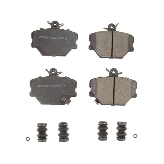 Front Brake Pad Set - Compatible with 2008 - 2016 Smart Fortwo BATTERY EV EV/BEV 2009 2010 2011 2012 2013 2014 2015
