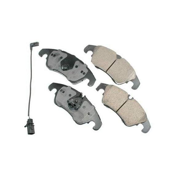 Front Brake Pad Set - Compatible with 2008 - 2017 Audi S5 2009 2010 2011 2012 2013 2014 2015 2016