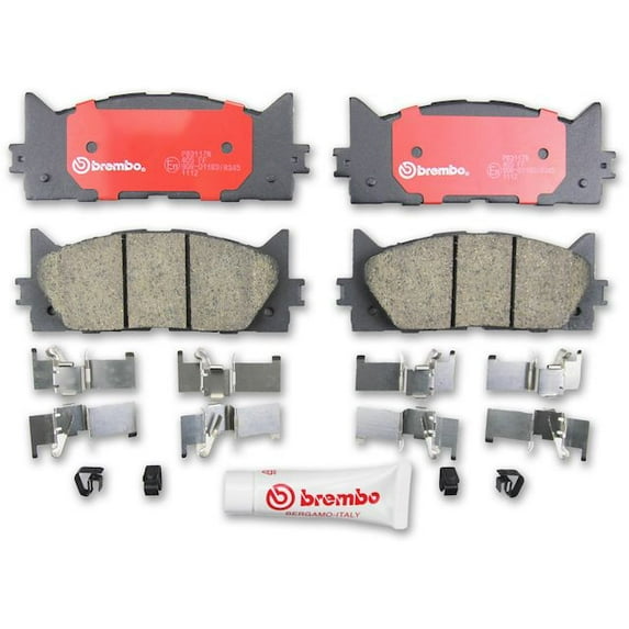 Front Brake Pad Set - Compatible with 2008 - 2018 Toyota Avalon 2009 2010 2011 2012 2013 2014 2015 2016 2017