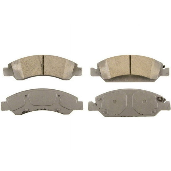 Front Brake Pad Set - Compatible with 2008 - 2019 GMC Sierra 1500 2009 2010 2011 2012 2013 2014 2015 2016 2017 2018