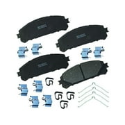 Front Brake Pad Set - Compatible with 2008 - 2022 Toyota Highlander 2009 2010 2011 2012 2013 2014 2015 2016 2017 2018 2019 2020 2021
