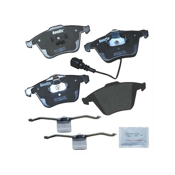 Front Brake Pad Set - Compatible with 2008 Volkswagen R32