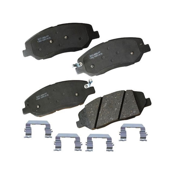 Front Brake Pad Set - Compatible with 2009 - 2011 Hyundai Genesis 3.8L V6 2010