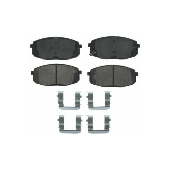Front Brake Pad Set - Compatible with 2009 - 2012 Hyundai Elantra 2010 2011