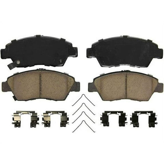 Front Brake Pad Set - Compatible with 2009 - 2013, 2015 - 2020 Honda Fit GAS 2010 2011 2012 2016 2017 2018 2019