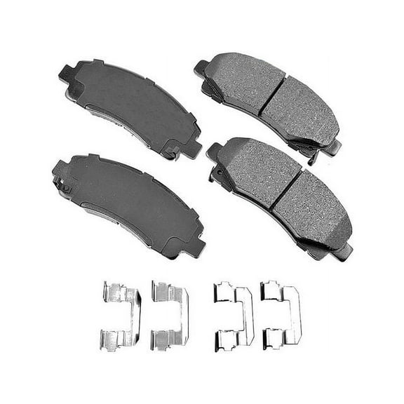 Front Brake Pad Set - Compatible with 2009 - 2014 Acura TL 2010 2011 2012 2013