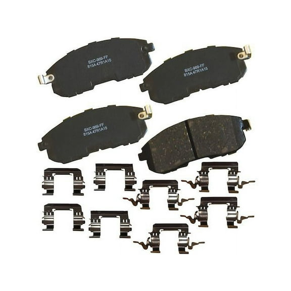 Front Brake Pad Set - Compatible with 2009 - 2014 Nissan Cube 2010 2011 2012 2013