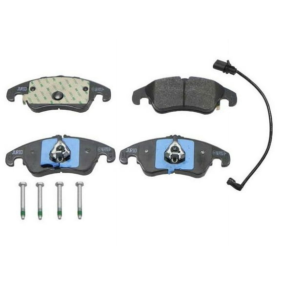 Front Brake Pad Set - Compatible with 2009 - 2016 Audi A4 Quattro 2010 2011 2012 2013 2014 2015
