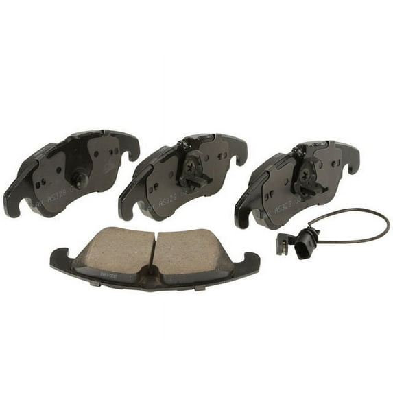 Front Brake Pad Set - Compatible with 2009 - 2016 Audi A4 Quattro Base 2010 2011 2012 2013 2014 2015
