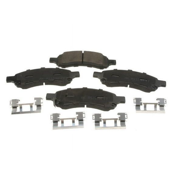 Front Brake Pad Set - Compatible with 2009 - 2017 Chevy Traverse 2010 2011 2012 2013 2014 2015 2016
