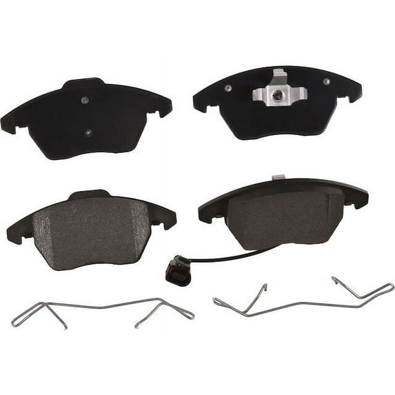 Front Brake Pad Set - Compatible with 2009 - 2017 Volkswagen CC 2010 2011 2012 2013 2014 2015 2016