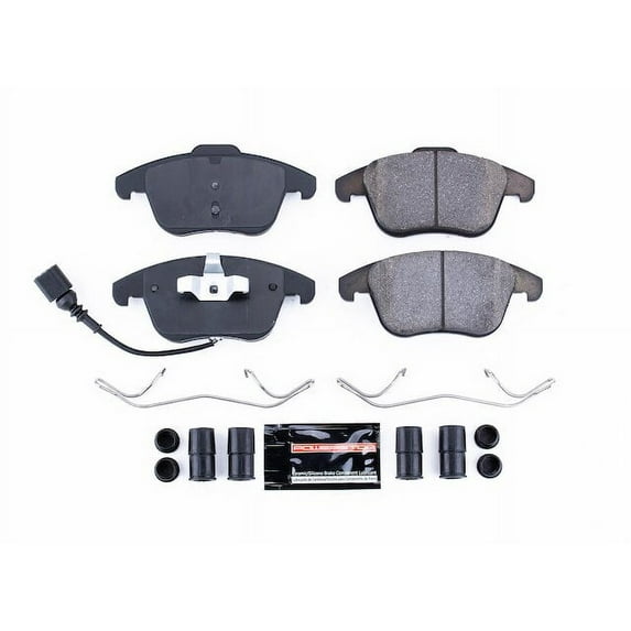 Front Brake Pad Set - Compatible with 2009 - 2017 Volkswagen Tiguan - Power Stop