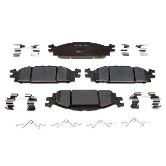 Front Brake Pad Set - Compatible with 2009 - 2019 Ford Flex - AC Delco