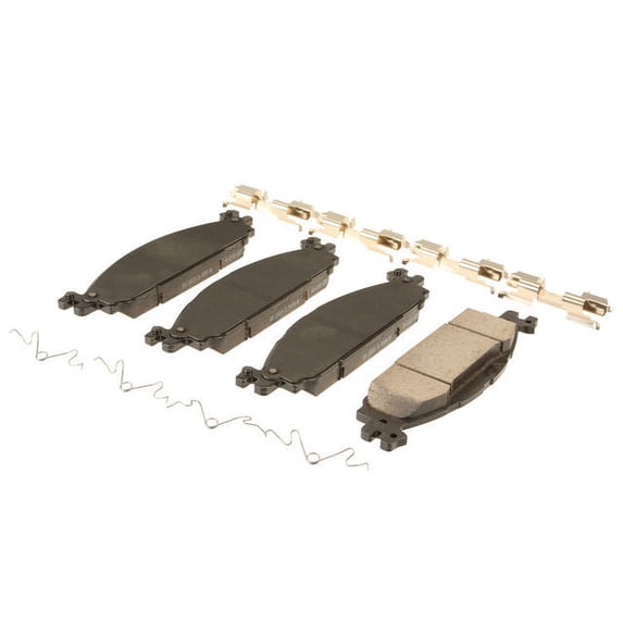Front Brake Pad Set - Compatible with 2009 - 2019 Ford Flex 2010 2011 2012 2013 2014 2015 2016 2017 2018
