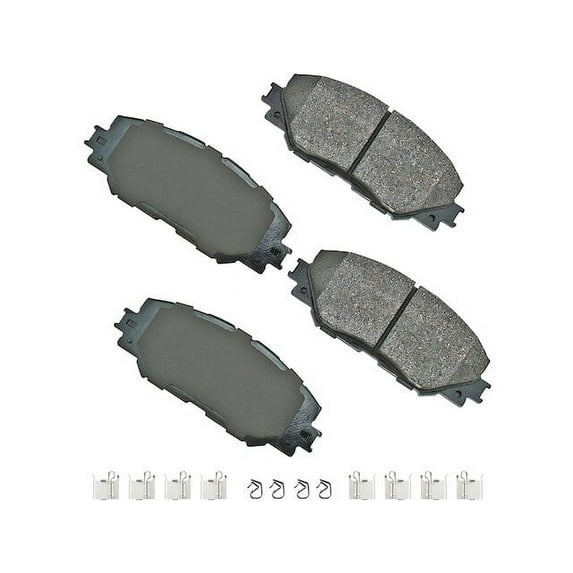 Front Brake Pad Set - Compatible with 2009 - 2019 Toyota Corolla Sedan 2010 2011 2012 2013 2014 2015 2016 2017 2018