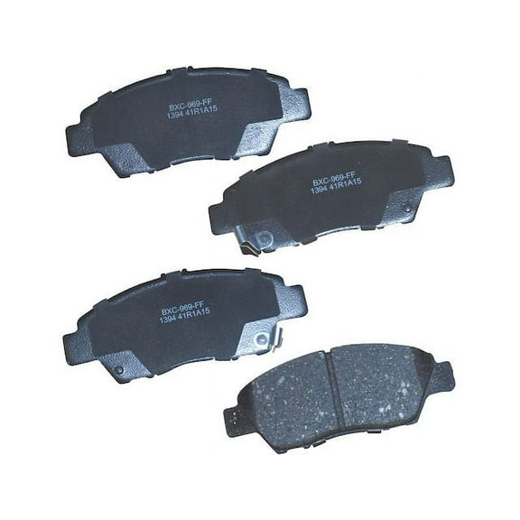 Front Brake Pad Set - Compatible with 2009 - 2020 Honda Fit 1.5L 4-Cylinder 2010 2011 2012 2013 2014 2015 2016 2017 2018 2019