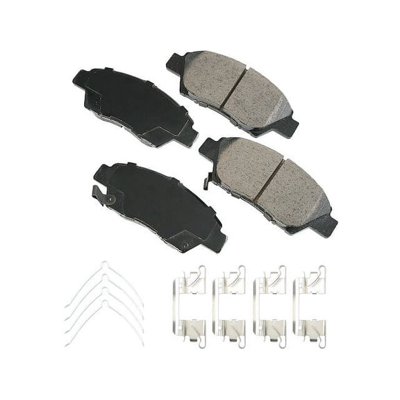 Front Brake Pad Set - Compatible with 2009 - 2020 Honda Fit 2010 2011 2012 2013 2014 2015 2016 2017 2018 2019