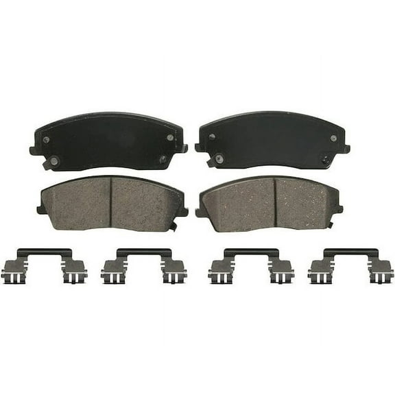 Front Brake Pad Set - Compatible with 2009 - 2021 Dodge Challenger 2010 2011 2012 2013 2014 2015 2016 2017 2018 2019 2020